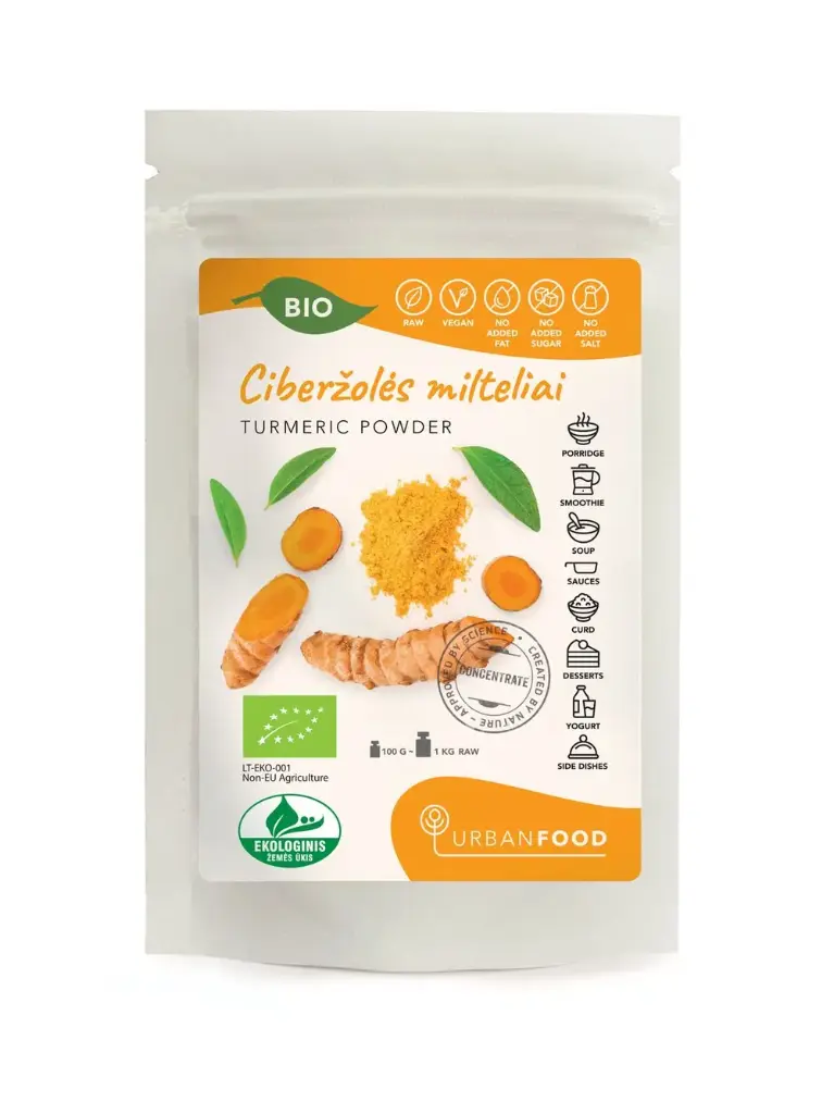 Ciberžolės milteliai EKO, 50g