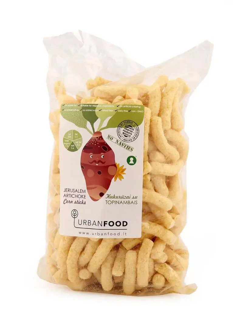 Kukurūzų lazdelės su topinambais, 100g