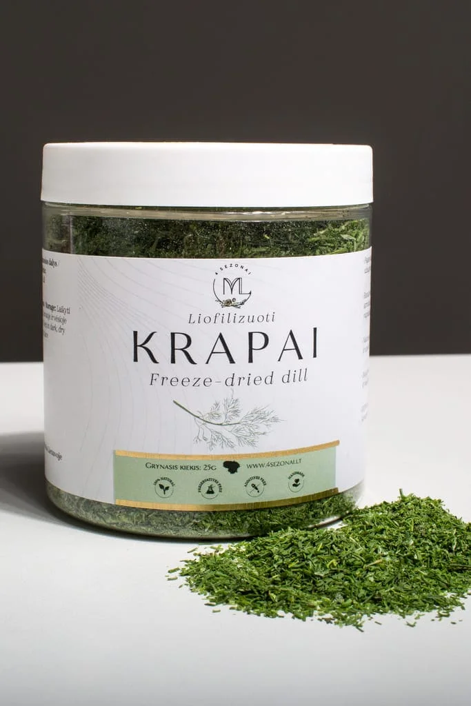 Liofilizuoti krapai, 25g