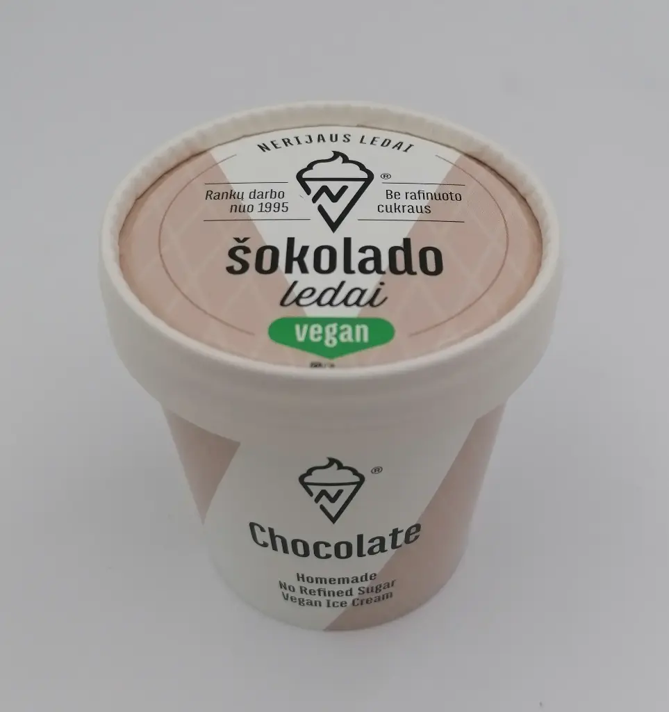 Kokosų - Šokoladiniai Vegan ledai, 110g