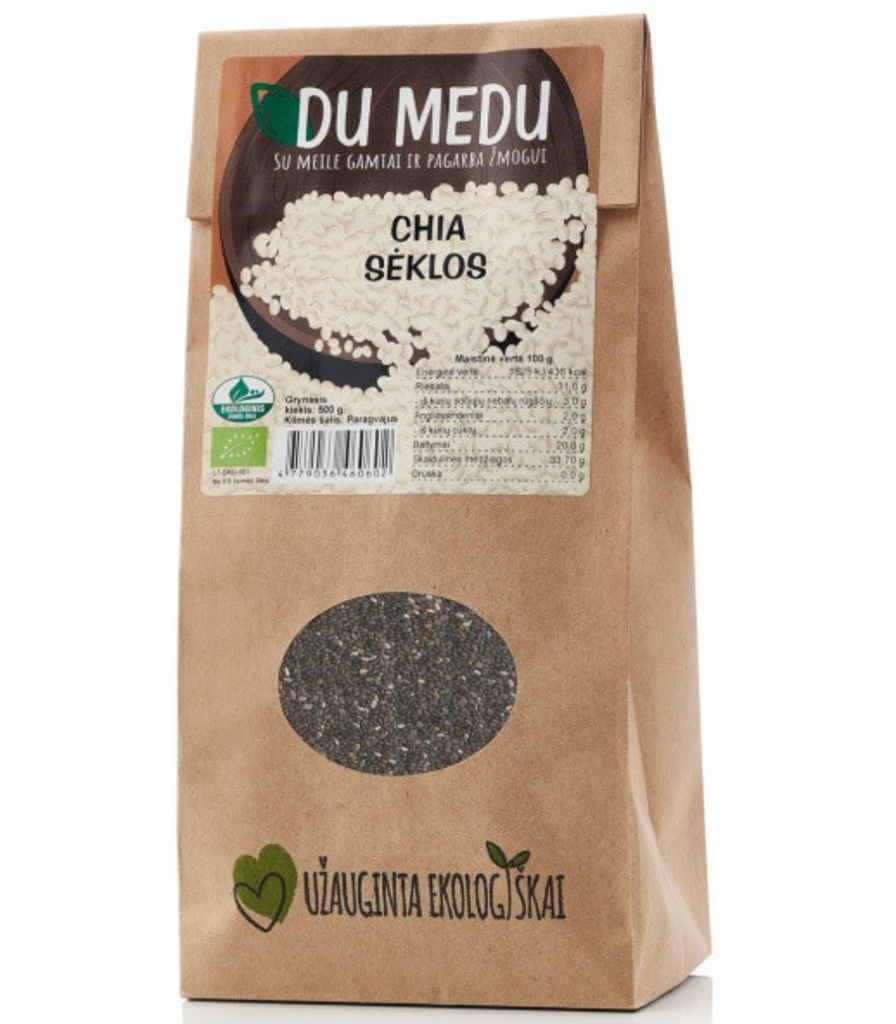 Ekologiškos Chia Sėklos 200g 
