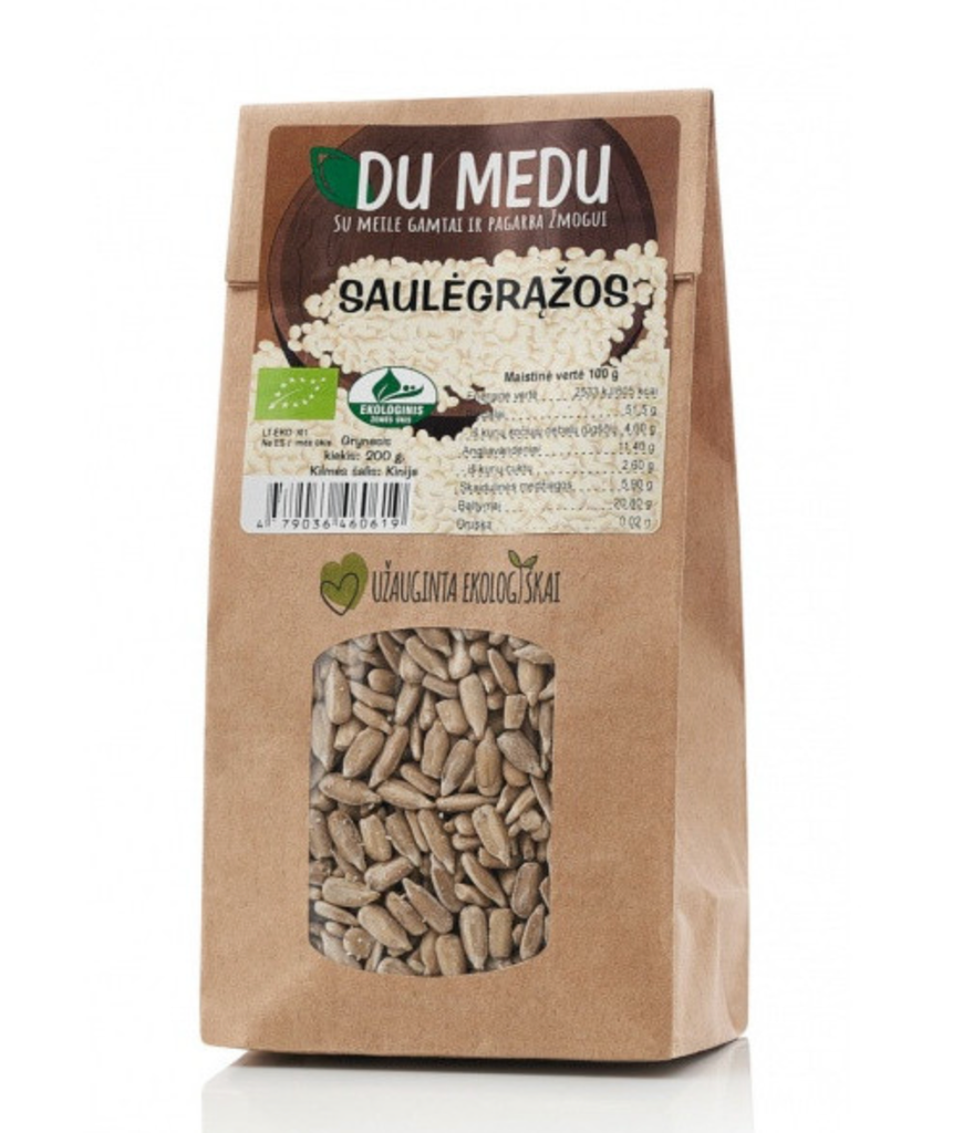 Ekologiškos Saulėgrąžos 200g