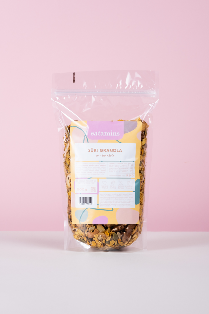 Sūri Granola su Ciberžole 500g