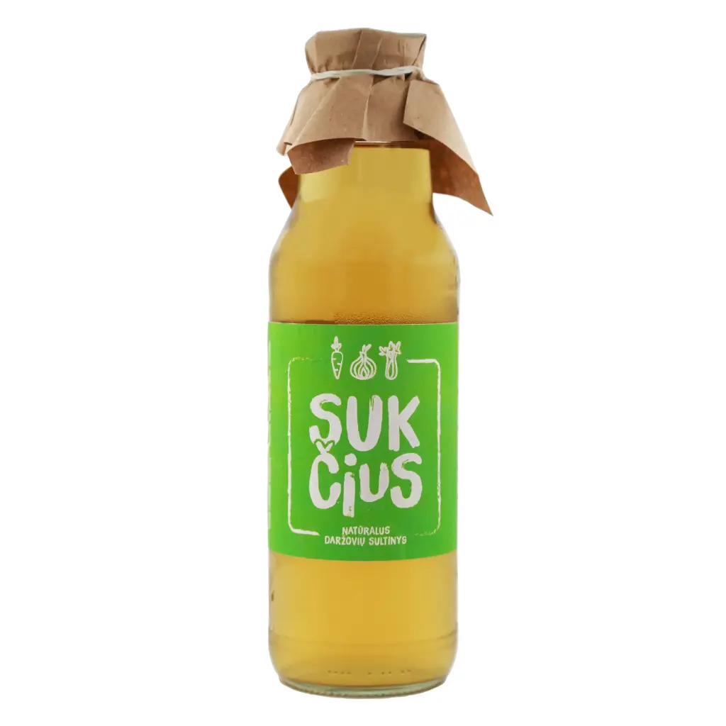 Natūralus Daržovių sultinys, 750ml