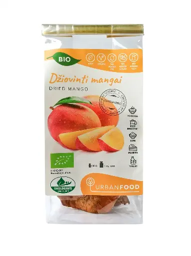 [100DZAMANGEK] Džiovinti mangai EKO, 100g
