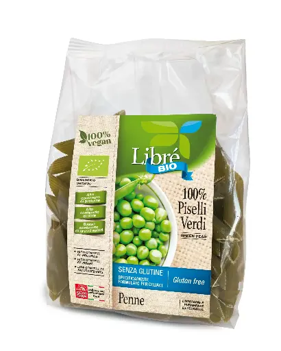 [8058341498071.0] Penne žalieji žirneliai MAKARONAI, 250g