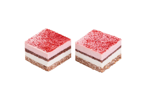 [Braškių2] Braškių ir chia pyragėliai 2vnt, 120g (šaldyti)