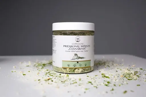[25SPMIXGAR] Liofilizuotų prieskonių mišinys “ČESNAKINIS”, 120g