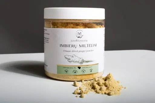 [25GINPO] Liofilizuotų imbierų milteliai, 55g