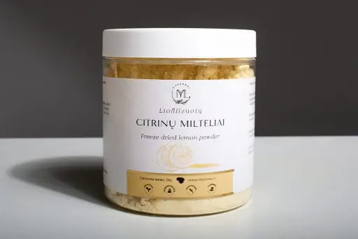 [25LEMPO] Liofilizuotų citrinų milteliai, 75g