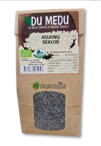 [4779036462057] Ekologiškos Aguonos 200g