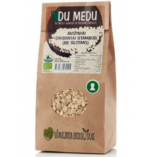 [10000106701] Eko. Avižiniai Dribsniai Stambūs (Be Glitimo) 500g